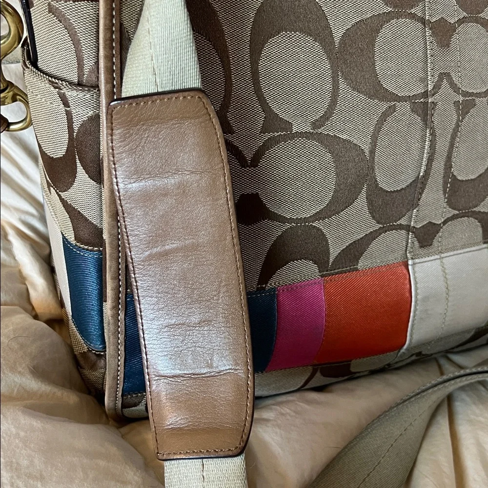 Vintage Coach Legacy Large Laptop Case Bag